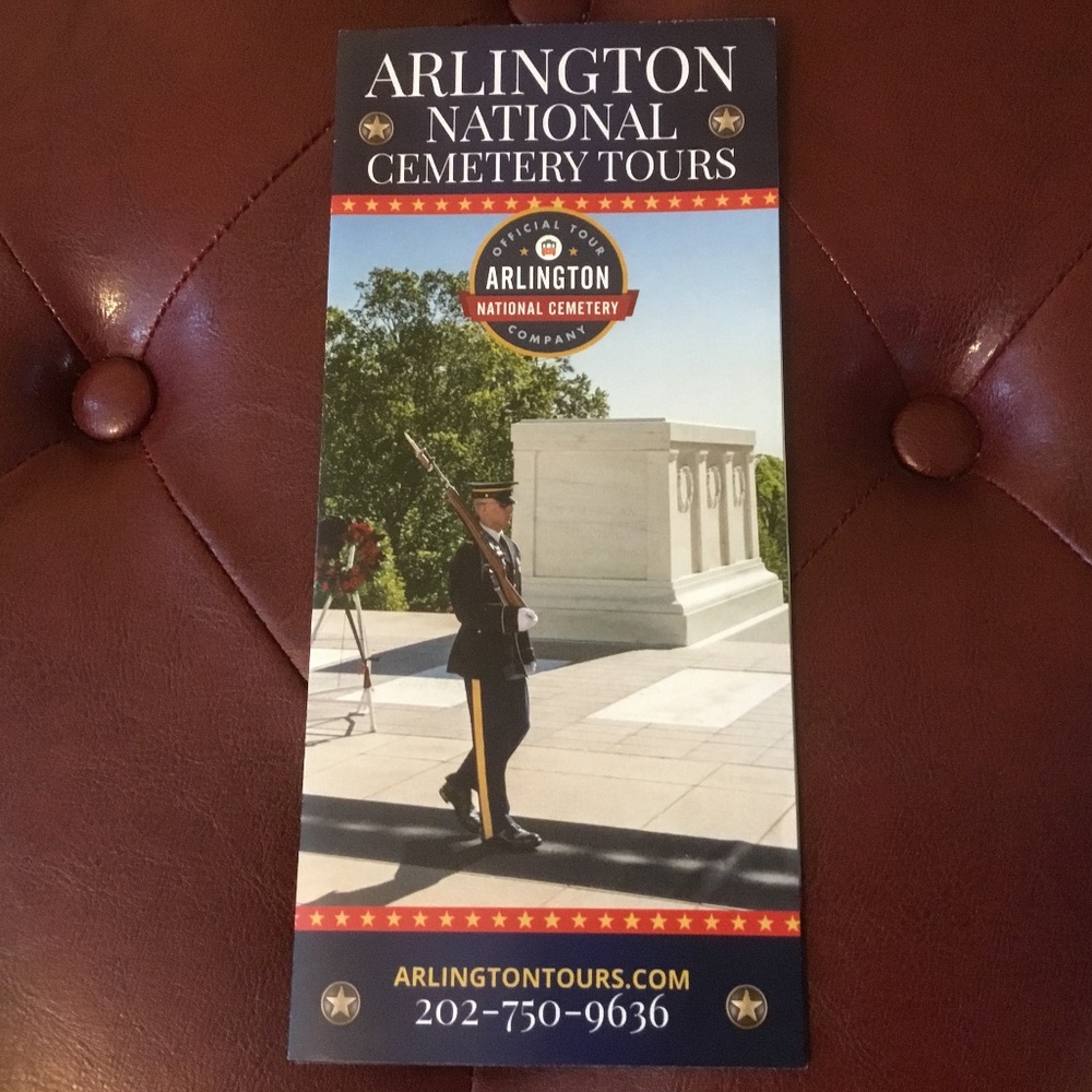 Arlington National Cemetery Tours Brochure (Folded)